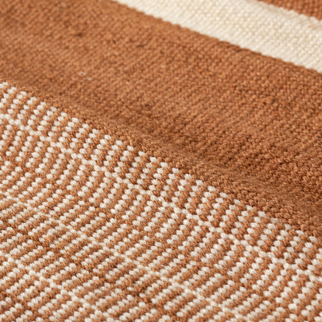 Warm Border Wool Rug – KANADEMONO