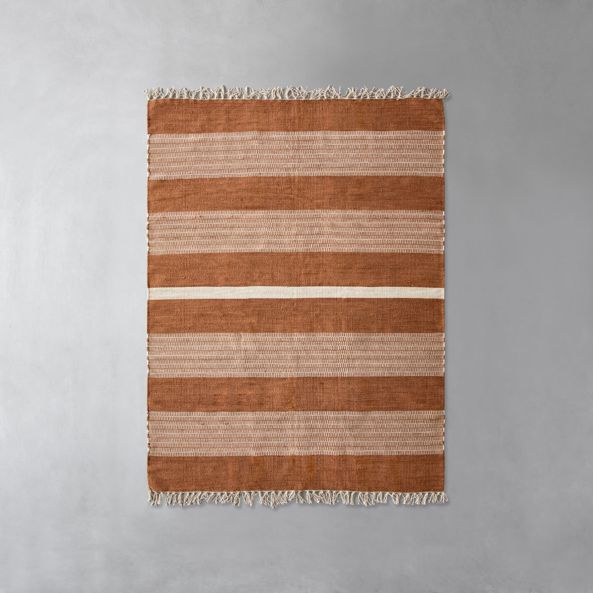 Warm Border Wool Rug