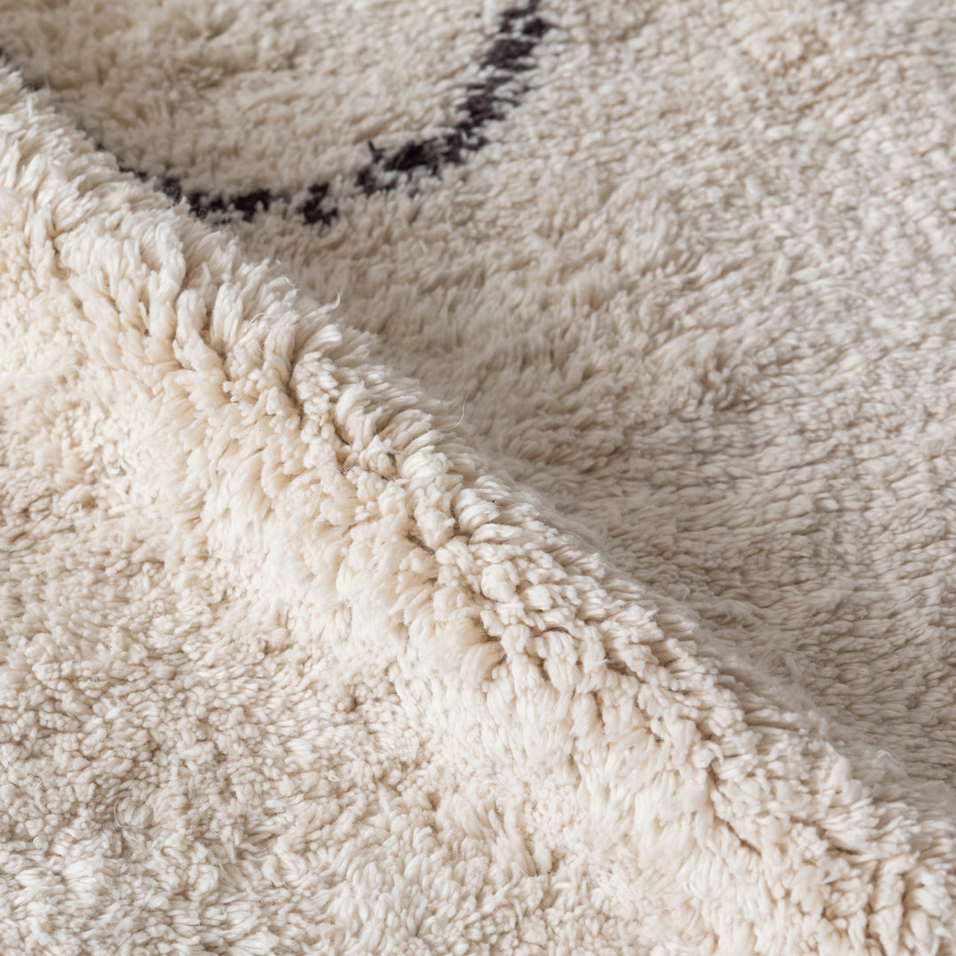 Freeform Wave Cotton Rug – KANADEMONO