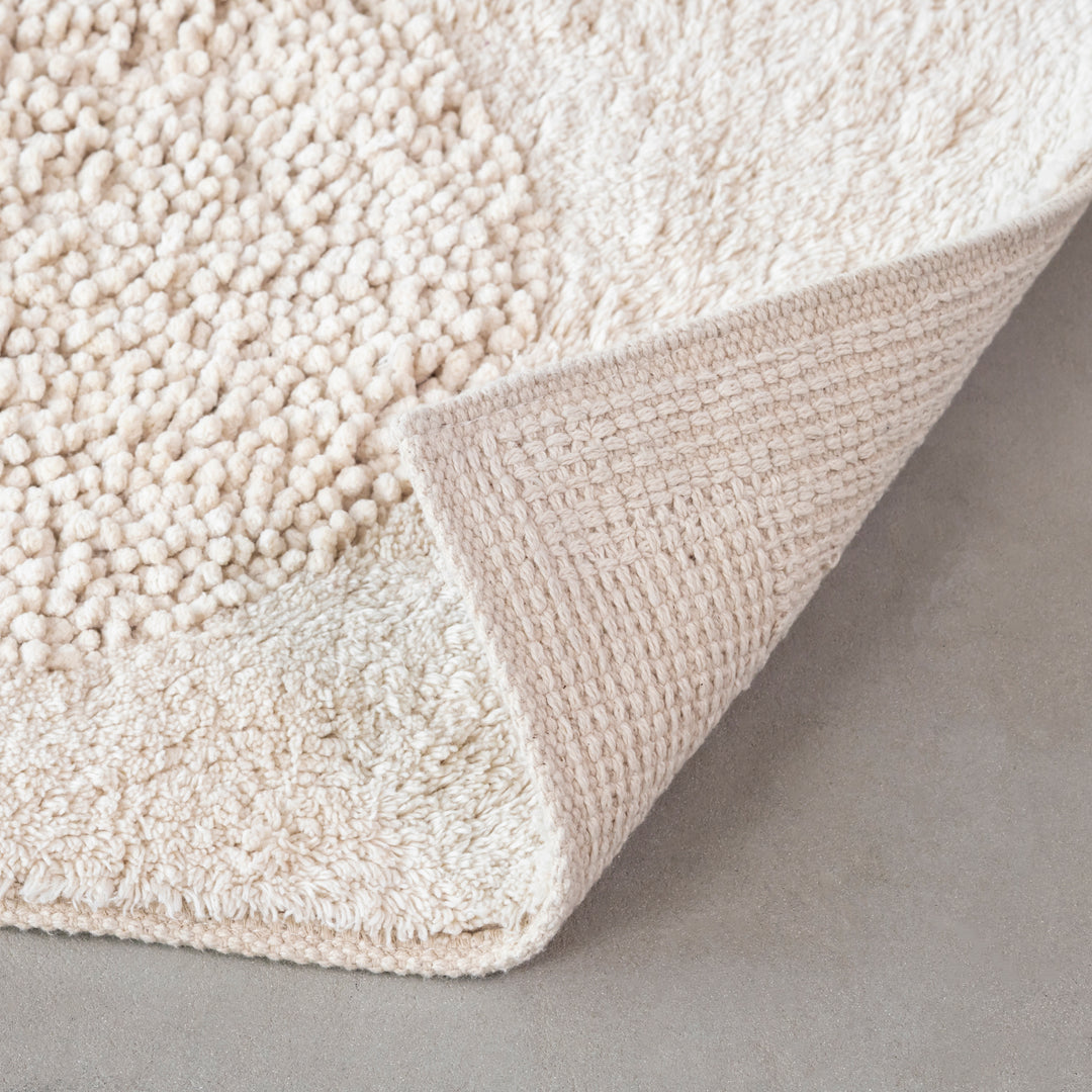ラグ・カーペット KANADEMONO Handmade Textured Cotton Rug Nekodamono_rugsforpets_Ivory_i