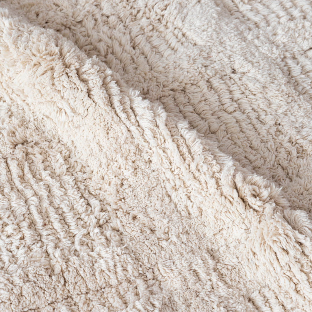 Gridlines Playful Cotton Blend Rug – KANADEMONO