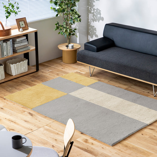 【テスト】THE RUG crafted with MIYOSHI RUG / THREE COLOR × RECTANGLE 全30色