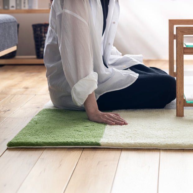 【テスト】THE RUG crafted with MIYOSHI RUG / THREE COLOR × RECTANGLE 全30色