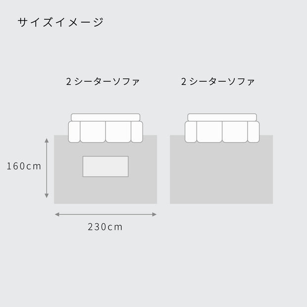 THE RUG crafted with MIYOSHI RUG / MIX COLOR × RECTANGLE 全5色
