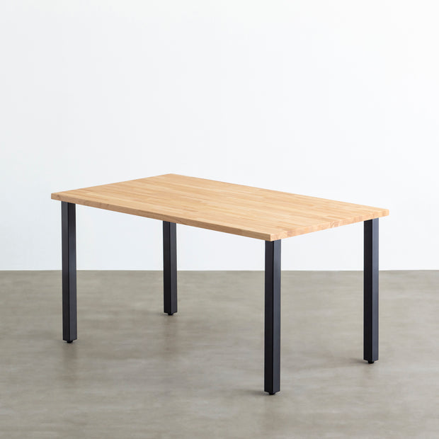 KANADEMONO かなでもの ラバーウッドテーブル 140×70cm-