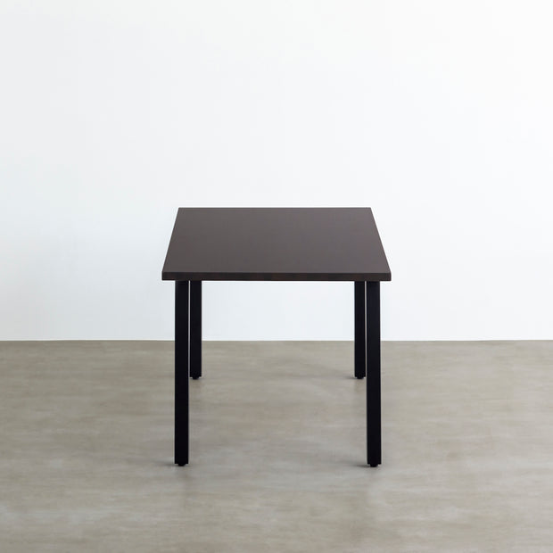 THE TABLE / ラバーウッド ブラックブラウン × Black Steel – KANADEMONO