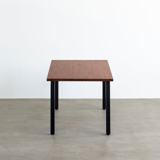 THE TABLE / ラバーウッド ブラウン × Black Steel-仕上げ