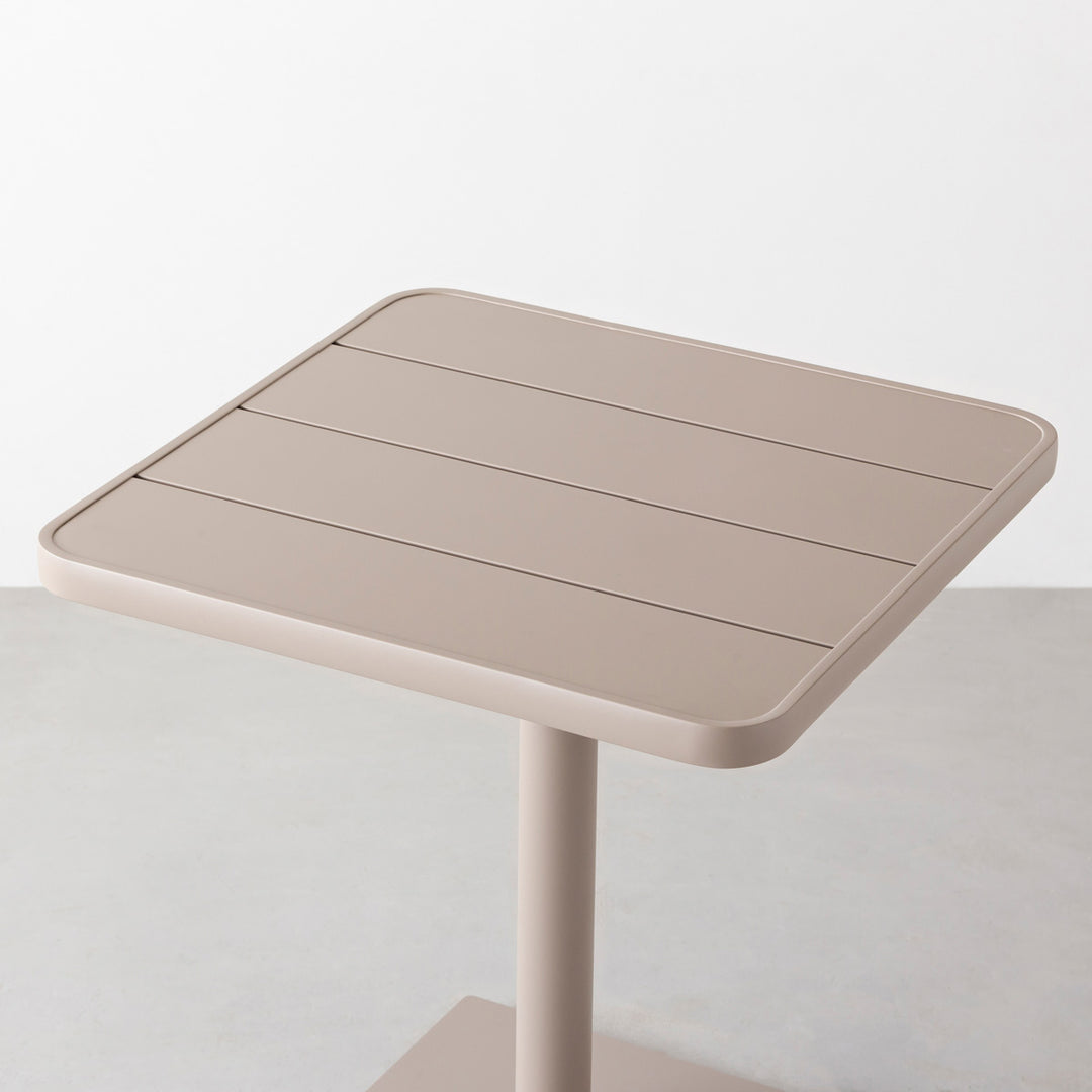 KANADEMONO かなでもの カフェテーブル スクエアテーブル Relax - Aluminum アウトドア スクエアテーブル – KANADEMONO