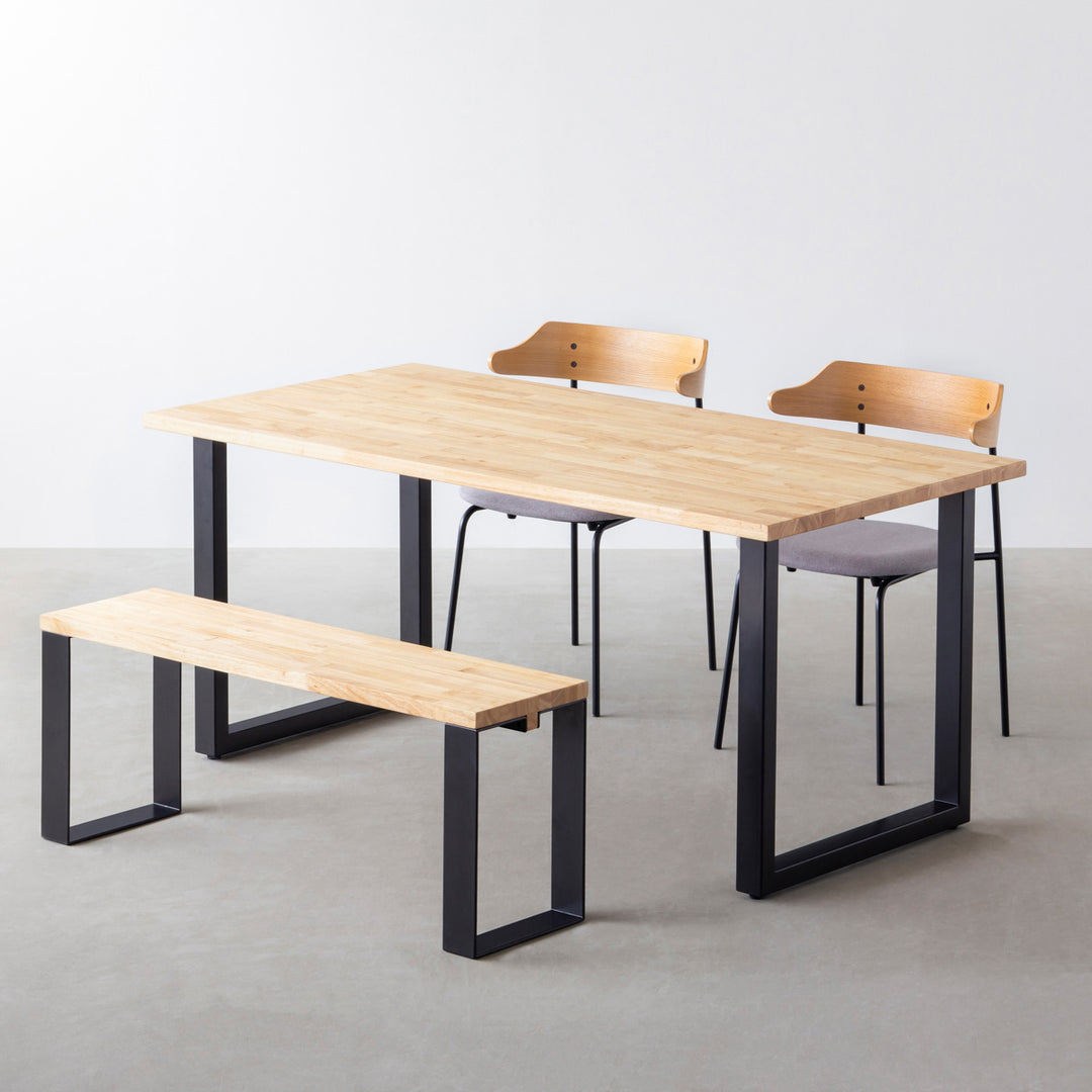 【かなでもの】木製ダイニングテーブル 大きめ ナチュラル SET-006-00001_240827_01_1080x.
