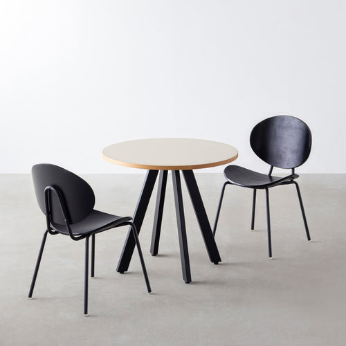 リノリウム天板（カフェテーブル） KanademonoSquareCafetable80_Li