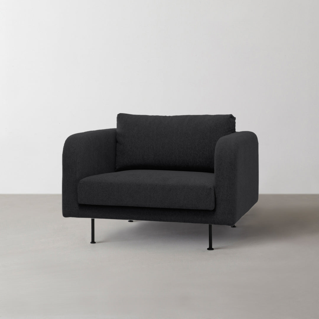 Cloud - Modern アイアン脚 ソファ 1 seater – KANADEMONO