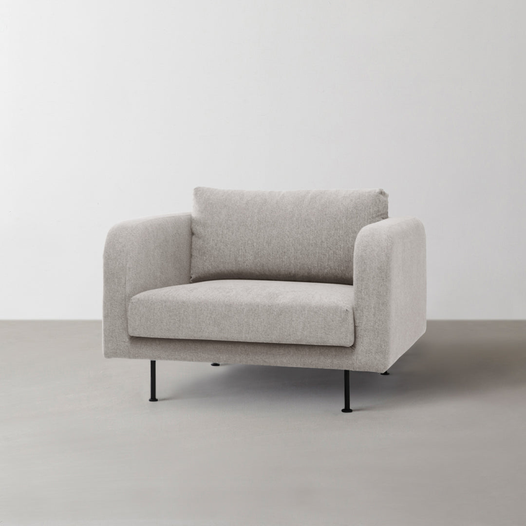 Cloud - Modern アイアン脚 ソファ 1 seater – KANADEMONO Cloud - Modern アイアン脚 ソファ 1 seater – KANADEMONO