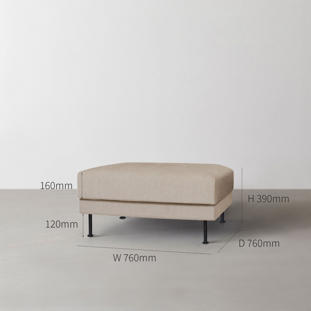 Cloud - Modern アイアン脚 ソファ Ottoman – KANADEMONO