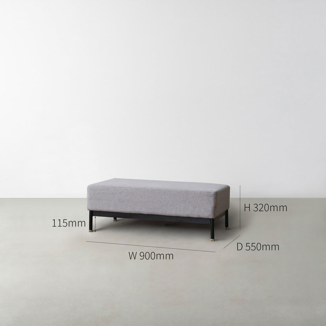 SabiSabi オットマン ロータイプ ファブリック ソファ Ottoman – KANADEMONO