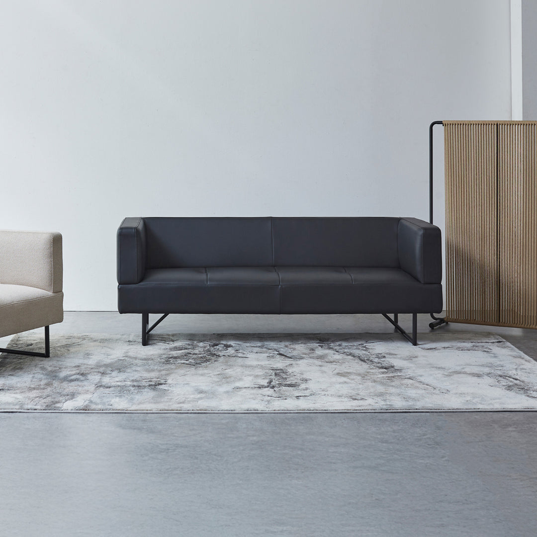 ボックスデザイン スチール脚 ソファ 3 seater – KANADEMONO