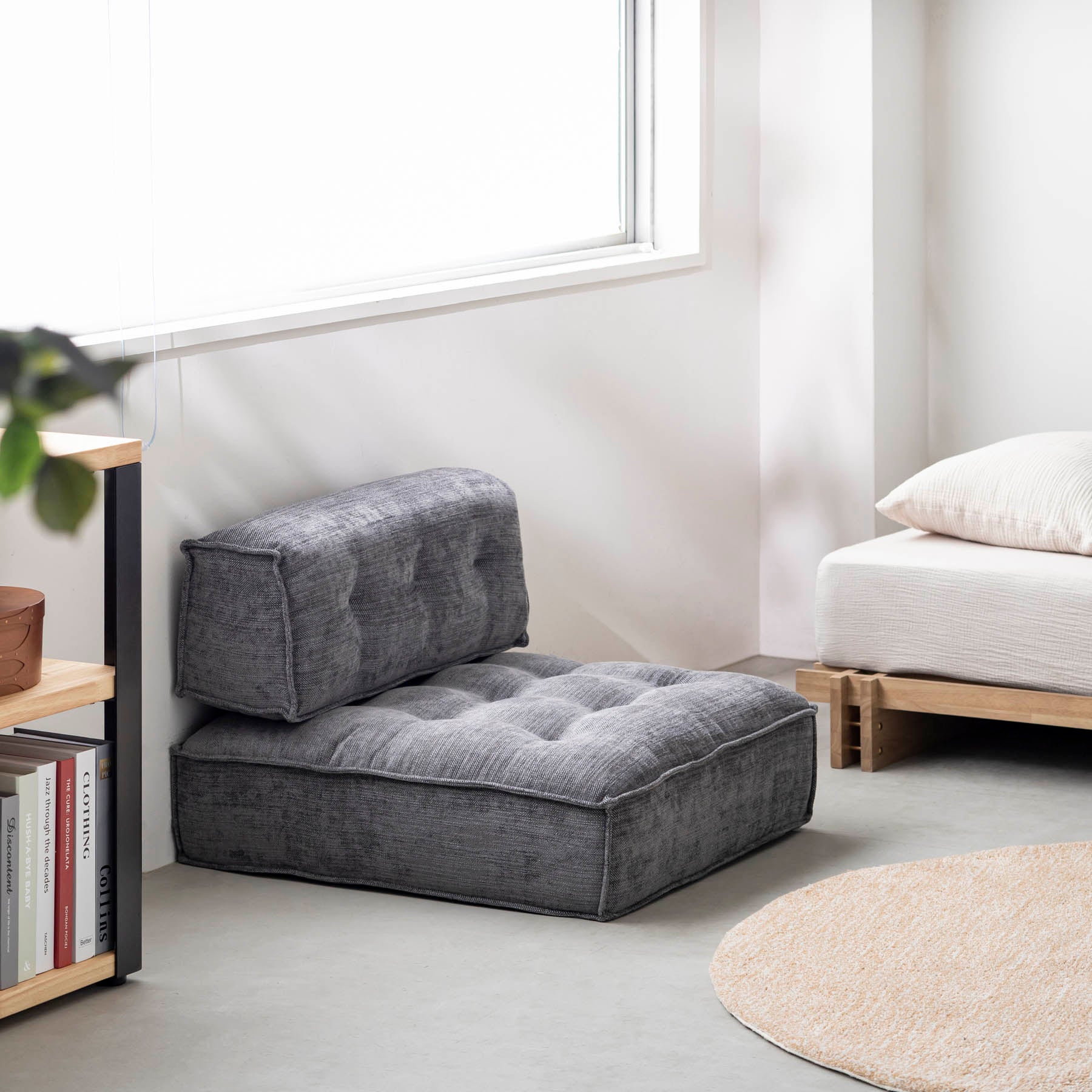 THE CUSHION SOFA Dark gray