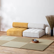 カスタマイズできるクッションソファ用の円柱クッション