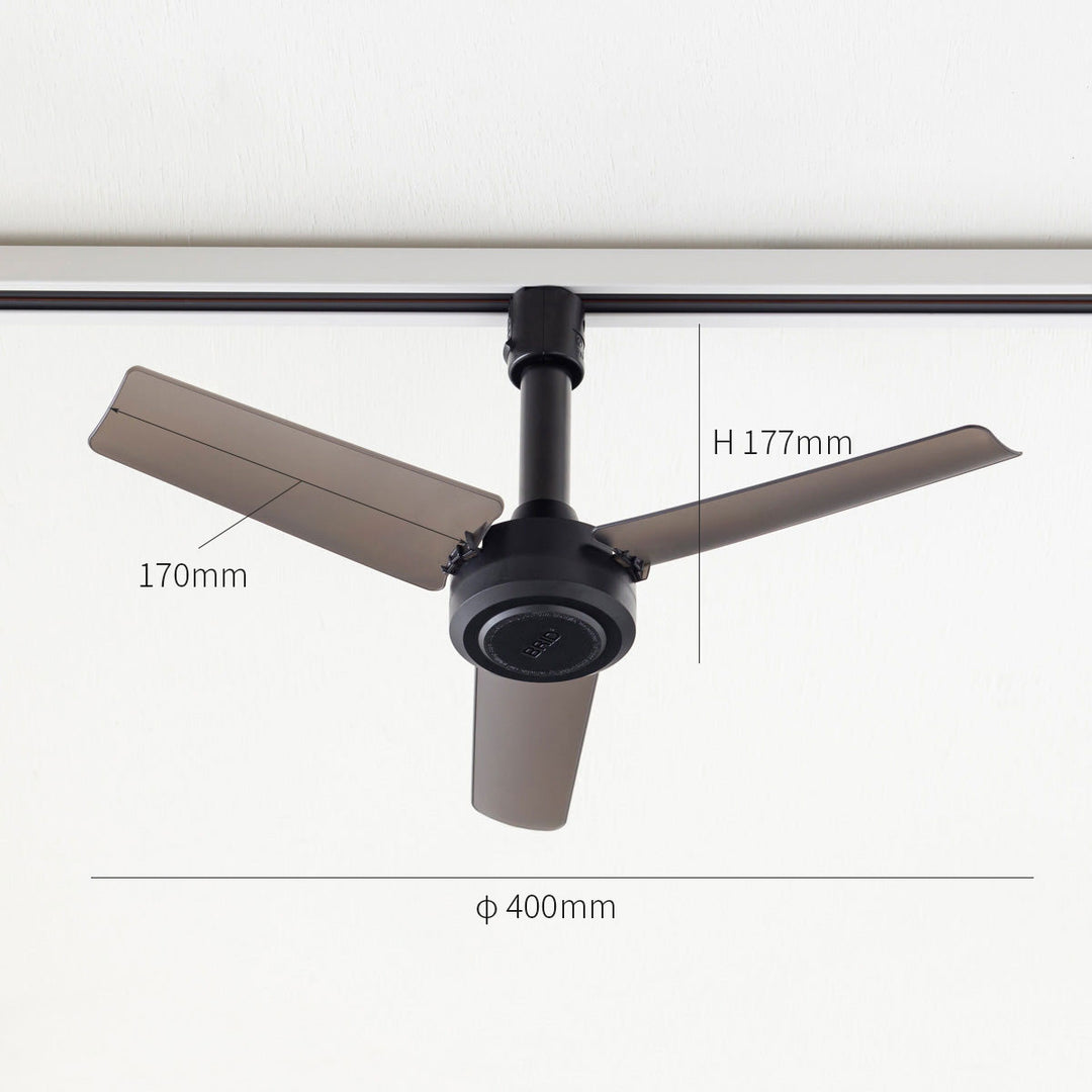 Ceiling × Fan ダクトレールファン φ40 – KANADEMONO