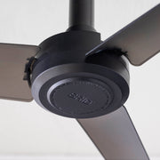 照明用のダクトレールに簡単に取り付けが出来るファン（ブラック）