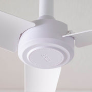 照明用のダクトレールに簡単に取り付けが出来るファン（ホワイト）