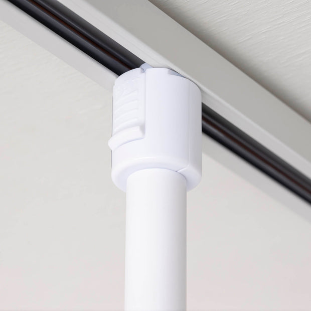 照明用のダクトレールに簡単に取り付けが出来るファン（ホワイト）