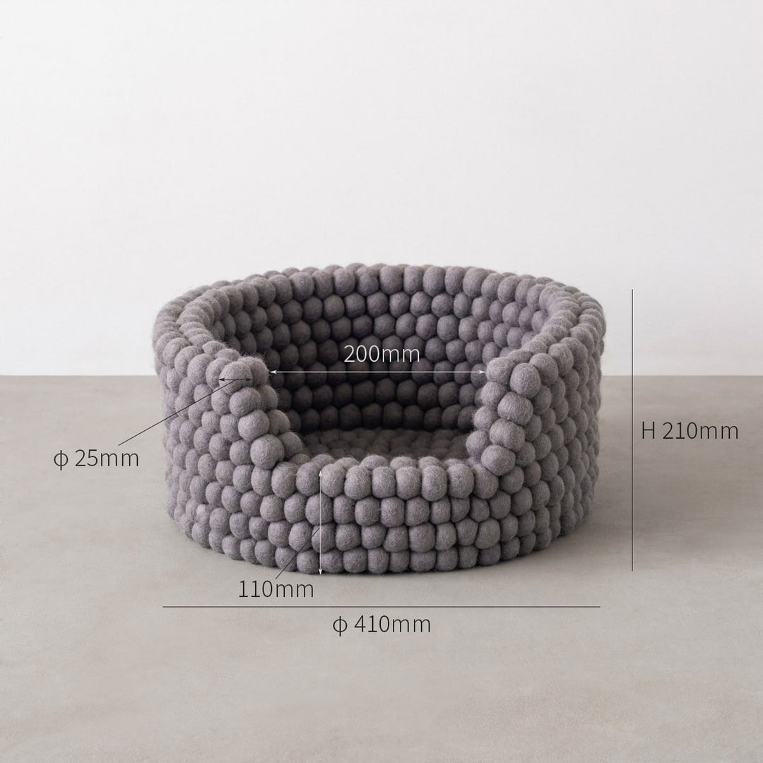 Slow - Living ウール製 ハンドメイド ペットベッド – KANADEMONO