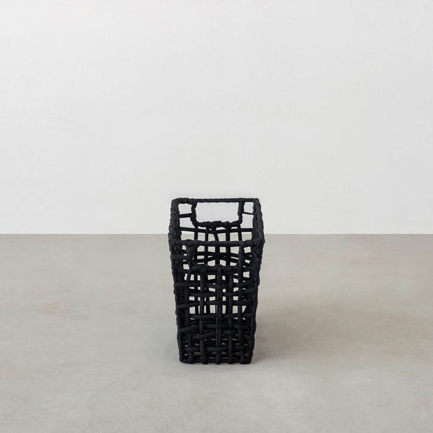 手編みのロープバスケットLサイズ