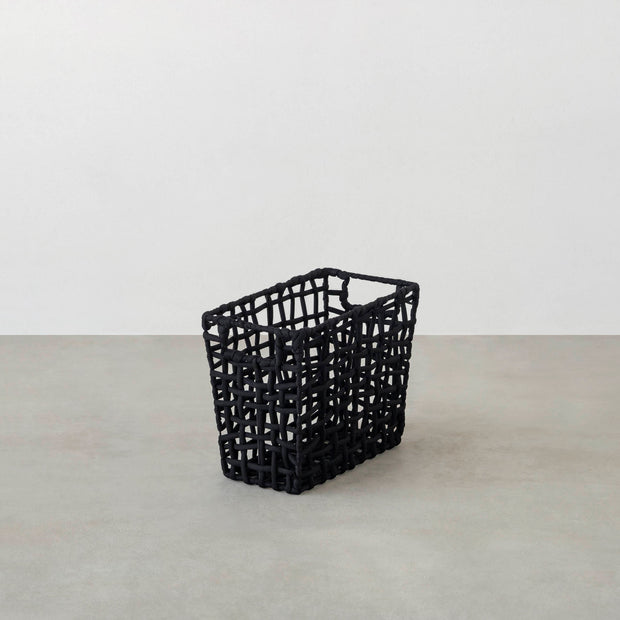 手編みのロープバスケットLサイズ