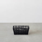 手編みのロープバスケットスリムSサイズ