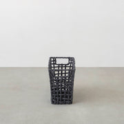 手編みのロープバスケットスリムLサイズ