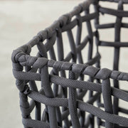 手編みのロープバスケットスリムSサイズ