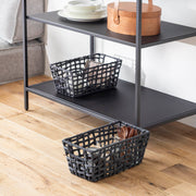 手編みのロープバスケットスリムSサイズ