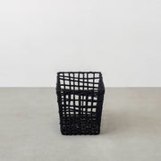 手編みのロープバスケットワイドLサイズ