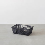 手編みのロープバスケットワイドSサイズ