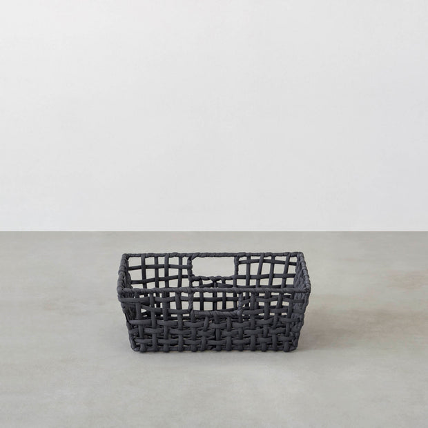 手編みのロープバスケットワイドSサイズ