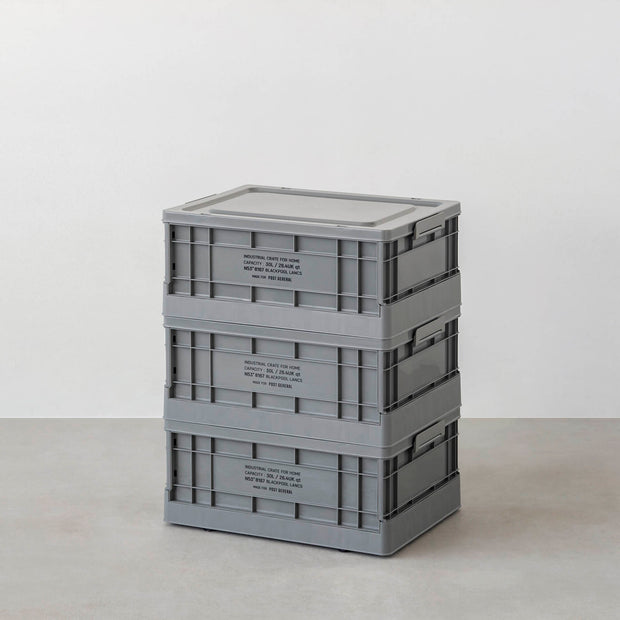 折コン スタッキングできるバスケットMサイズ（3Pセット）