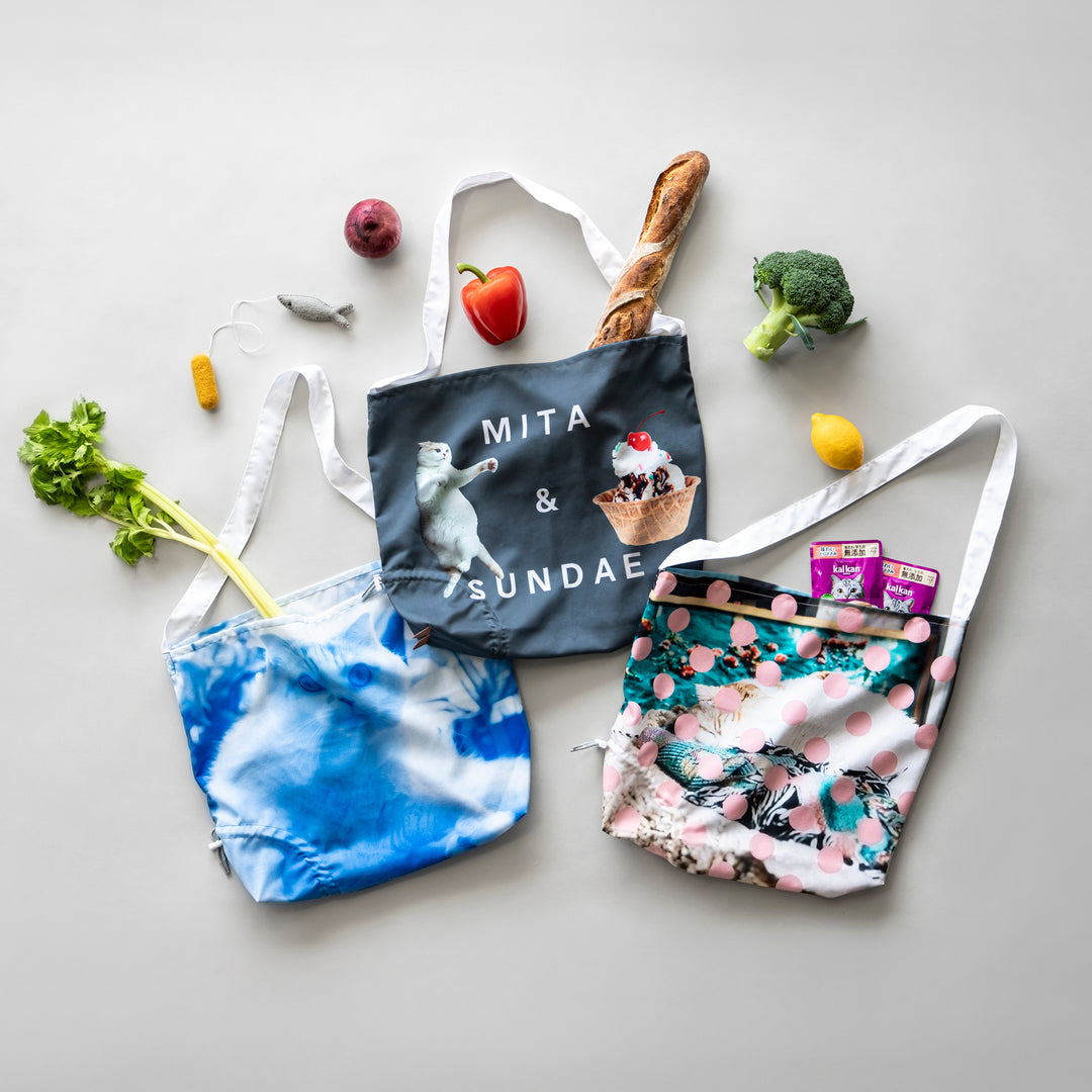NEKO=ECO BAG “モノトーン” – KANADEMONO