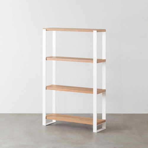 かなでもの kanademono 木製シェルフ 棚 THE SHELF / 無垢 レッドオーク × Black Steel – KANADEMONO