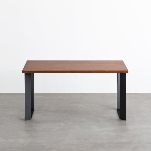 THE TABLE / ラバーウッド ブラウン × Black Steel – KANADEMONO