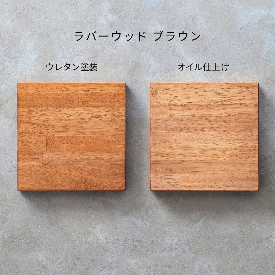 THE CAFE TABLE / ラバーウッド Black Steel カフェX × ラウンド φ81