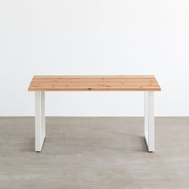 THE TABLE / 無垢 杉 × White Steel