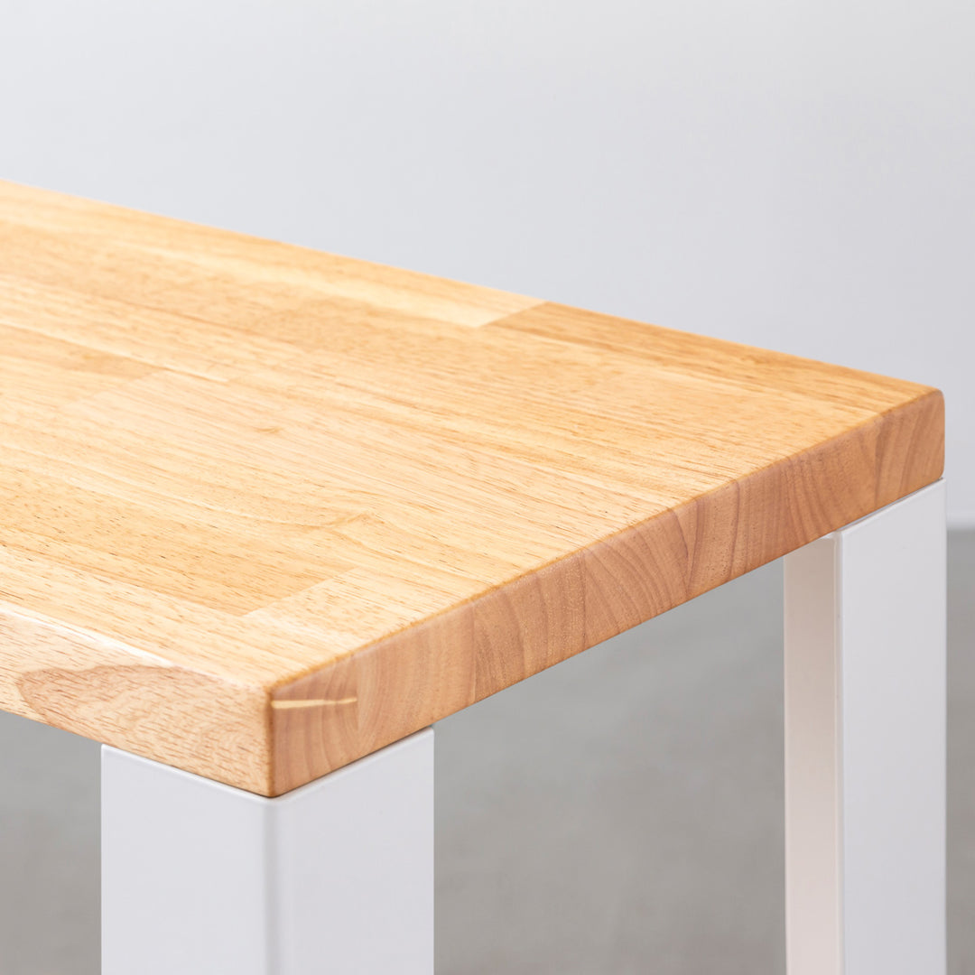 THE STORAGE SHELF 3段 / ラバーウッド ナチュラル × White Steel