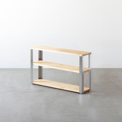 KANADEMONO THE STORAGE SHELF 3段 THE STORAGE SHELF 3段 / パイン × Stainless – KANADEMONO