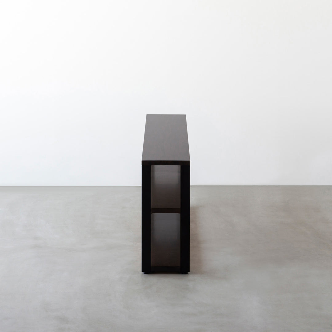THE STORAGE SHELF 3段 / ラバーウッド ブラックブラウン × Black