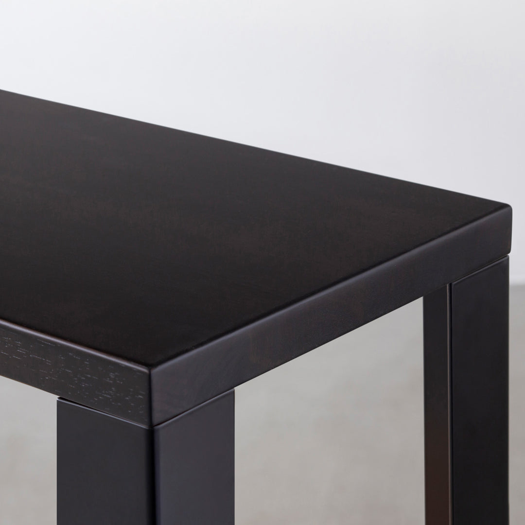 THE STORAGE SHELF 4段 / ラバーウッド ブラックブラウン × Black