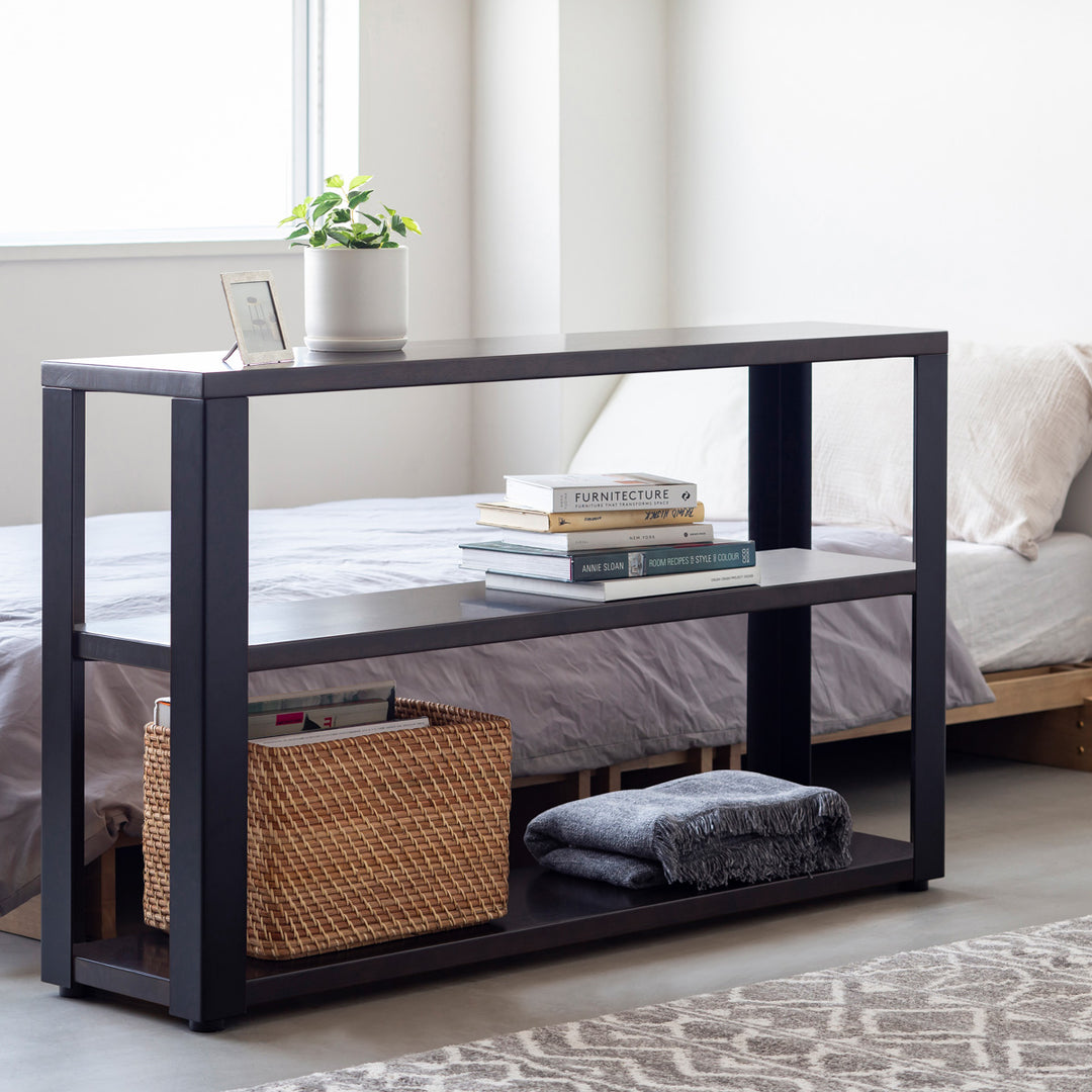 KANADEMONO THE STORAGE SHELF 3段 THE STORAGE SHELF 3段 / ラバーウッド ナチュラル × White Steel