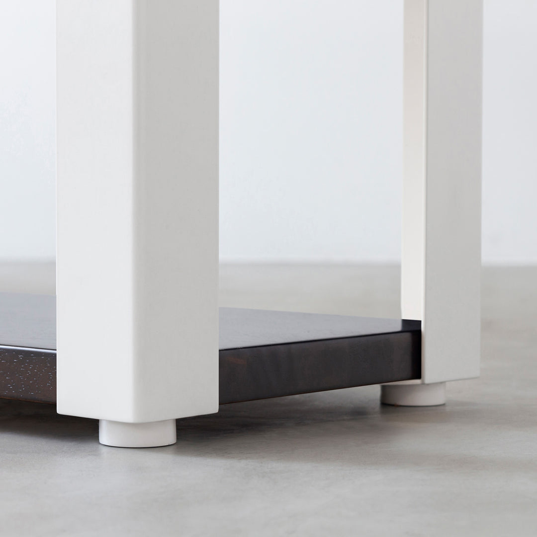 KANADEMONO かなでもの STORAGE SHELF 3段 ラバーウッド THE STORAGE SHELF 3段 / ラバーウッド ナチュラル × Black Steel ネコ