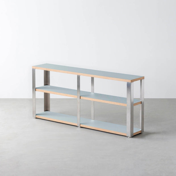 THE STORAGE SHELF 3段 / リノリウム 全32色 × Stainless