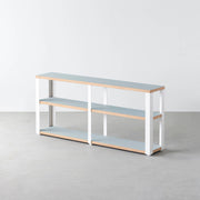 Kanademonoのリノリウム4段ストレージシェルフ