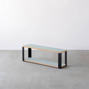 Kanademonoのリノリウム2段ストレージシェルフ